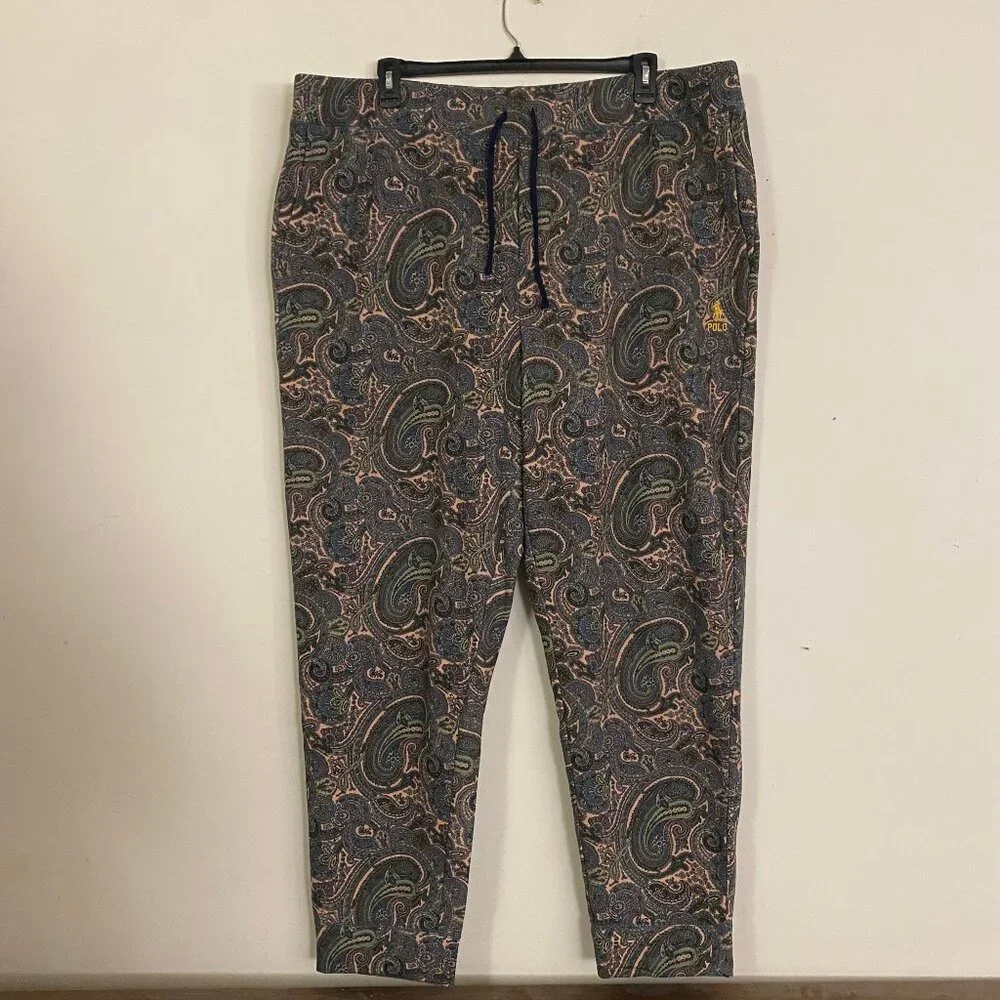 Polo Ralph Lauren Paisley Fleece Jogger Pants 3XT